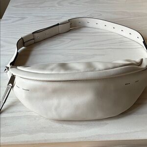 Proenza Schouler Cream Leather Belt Bag